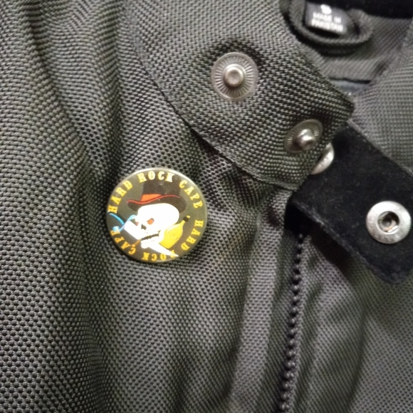 1st Racing Motorcycle Jacket Black, Reflectors, Backpack, Removable Vest Sz Sm - Picture 4 of 13